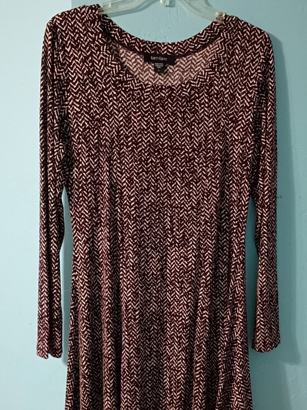 Karen Kane Long Sleeve Dress Large